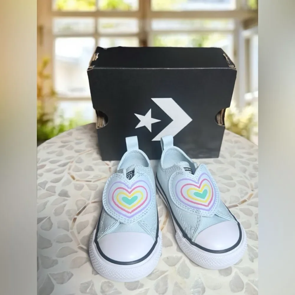 Converse Chuck Taylor All Star CTAS Toddler Baby One Strap Sneakers Shoes